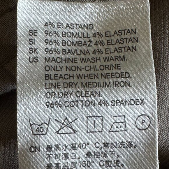 H&M Divided tan double breasted military short trench coat size small - Picture 10 of 10